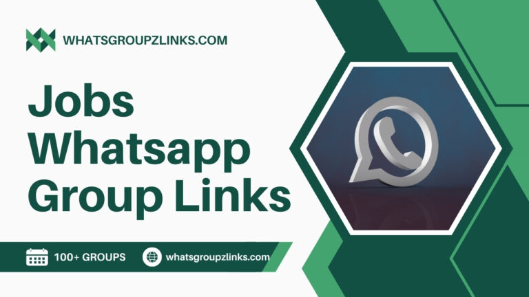 Jobs Whatsapp Group Links