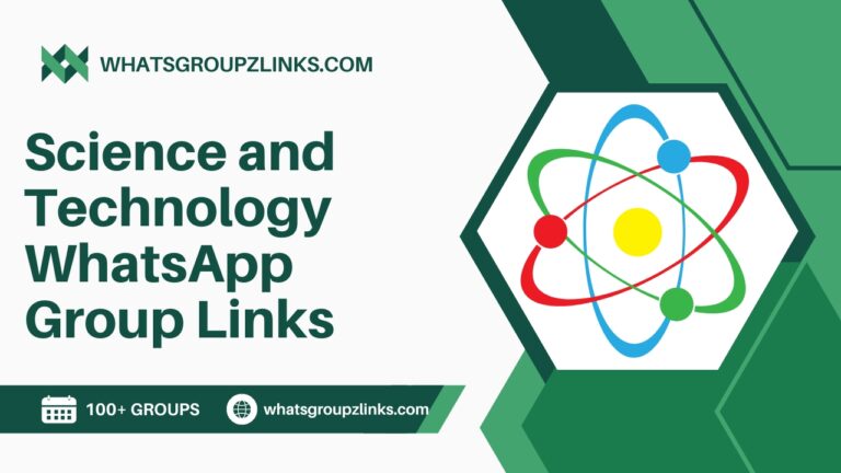 Science and Technology  WhatsApp Group Links